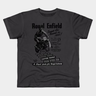 Gorgeous 1937 Royal Enfield Motorcycles Kids T-Shirt